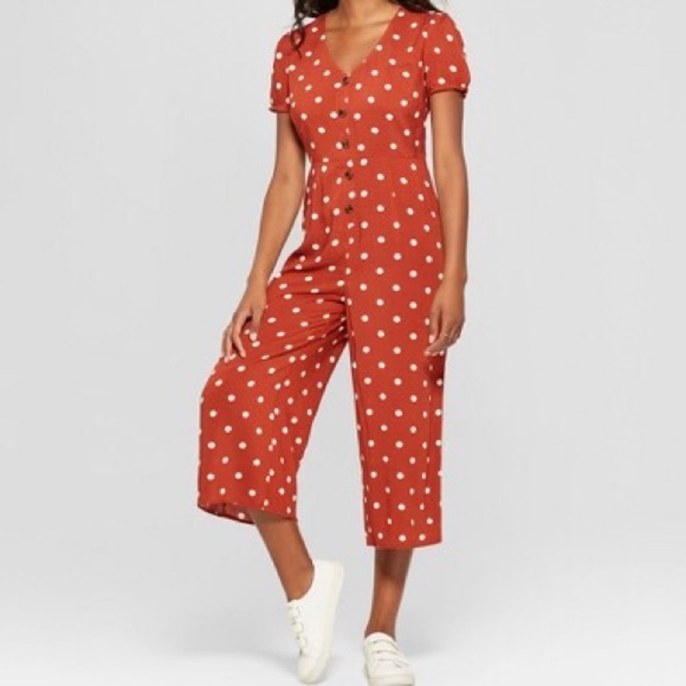 Xhilaration Polka Dot Jumpsuit